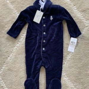 Ralph Lauren Velvet Onesie